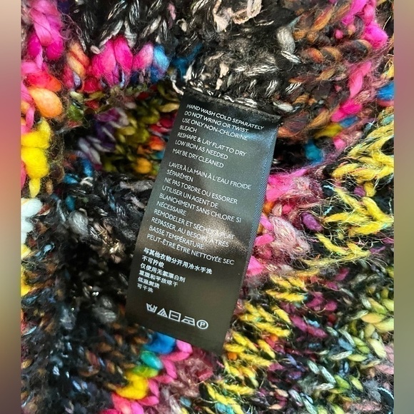 ANTHROPOLOGIE Piera Knit Turtleneck Poncho Sweater - Picture 11 of 12